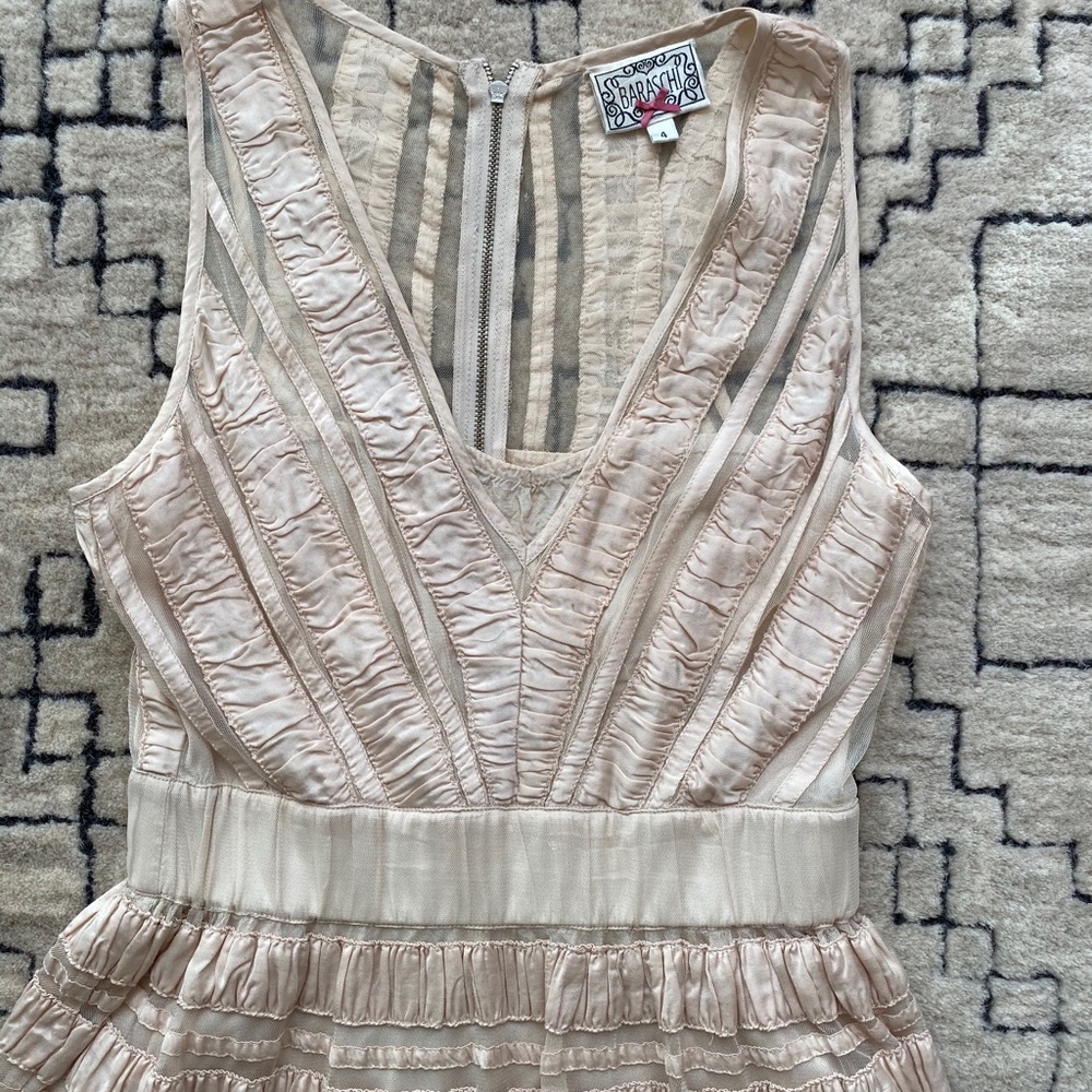 RARE - Anthro Yoana Baraschi Ruban Flared Dress - Picture 4 of 5